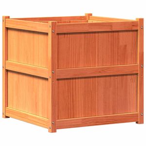 vidaXL Jardini&egrave;re cire marron 70x70x70 cm bois de pin massif