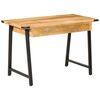vidaXL Bureau avec tiroirs 105x55x70 cm bois de manguier massif et fer