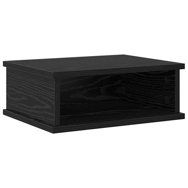 vidaXL Table de chevet Ch&ecirc;ne noir 40 x 31 x 15 cm Bois d'ing&eacute;nierie