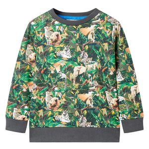 Sweatshirt pour enfants vieux p&eacute;trole 104