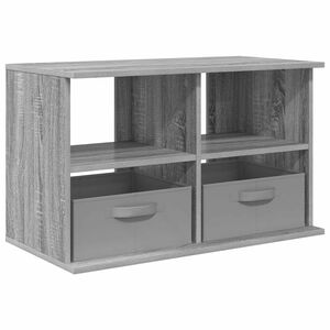 vidaXL Support de t&eacute;l&eacute;vision avec tiroir Gris Sonoma 79 x 40 x 48 cm