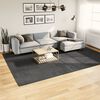 vidaXL Tapis IZA poils courts style scandinave anthracite 240x340 cm