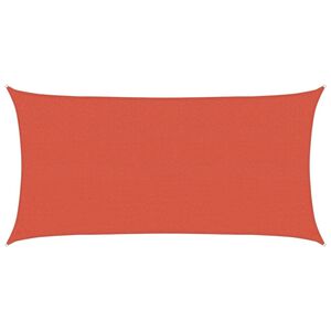 vidaXL Voile d'ombrage 160 g/m&sup2; Terre cuite 2,5x4,5 m PEHD