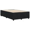 vidaXL Cadre de lit sans matelas noir 120x190 cm velours