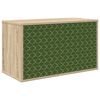 vidaXL Meuble TV mural GELEEN 69 x 33 x 40 cm Ch&ecirc;ne Sonoma