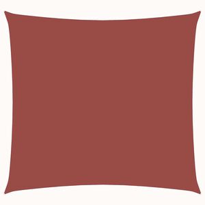 vidaXL Voile de parasol tissu oxford carr&eacute; 4x4 m terre cuite