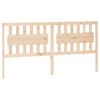 vidaXL T&ecirc;te de lit 185,5x4x100 cm Bois massif de pin