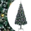 vidaXL Sapin de No&euml;l artificiel Vert 240 cm PVC, Acier et Plastique