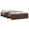 vidaXL Cadre de lit sans matelas ch&ecirc;ne marron 140x200 cm
