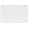 vidaXL Jardini&egrave;re blanc 110x60x68,5 cm bois de pin massif