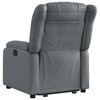 vidaXL Fauteuil inclinable &eacute;lectrique gris similicuir