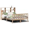 vidaXL Lit biblioth&egrave;que sans matelas 140x190 cm bois de pin massif