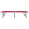 vidaXL Lit de camping pliant Rouge 206 x 76 x 74 cm Tissu Oxford