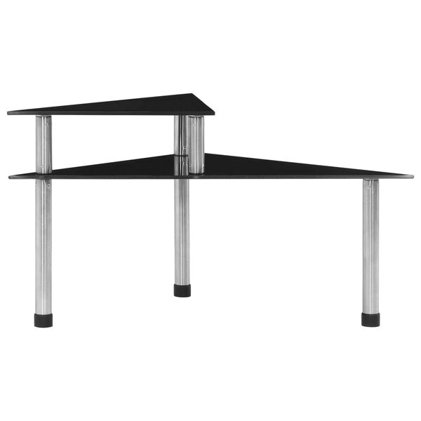 vidaXL &Eacute;tag&egrave;re de cuisine Noir 49,5x35x26 cm Verre tremp&eacute;