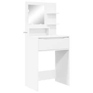 vidaXL Tables de maquillage pour chambre Blanc 60 x 39,5 x 135 cm