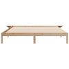 vidaXL Cadre de lit avec tables de chevet Naturel 200 x 210 cm