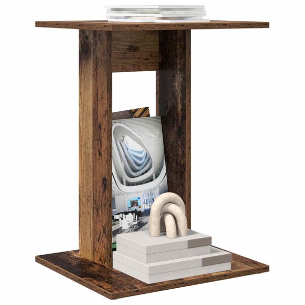 vidaXL Table d'appoint Bois ancien 45 x 40 x 62,5 cm Bois d'ing&eacute;nierie