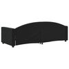 vidaXL Lit de repos sans matelas noir 80x200 cm velours