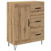 vidaXL Haut Armoire avec tiroir Ch&ecirc;ne artisanal 69,5 x 34 x 90 cm