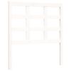 vidaXL Cadre de lit sans matelas blanc bois massif