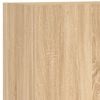 vidaXL Unit&eacute;s murales TV 5 pcs ch&ecirc;ne sonoma bois d'ing&eacute;nierie