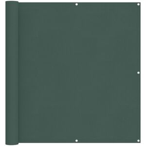 vidaXL &Eacute;cran de balcon Vert fonc&eacute; 110 x 400 cm Tissu Oxford