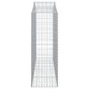 vidaXL Panier de gabions arqué 200x50x140/160 cm Fer galvanisé