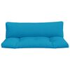 vidaXL Coussins de palette lot de 2 bleu clair tissu