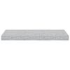 vidaXL &Eacute;tag&egrave;res murales flottantes 2 pcs gris b&eacute;ton 60x23,5x3,8 cm MDF
