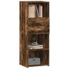 vidaXL Buffet haut ch&ecirc;ne fum&eacute; 45x42,5x124 cm bois d'ing&eacute;nierie