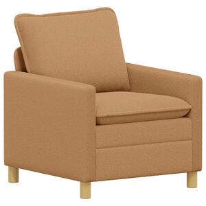 vidaXL Canap&eacute; Beige 76 x 81 x 87,5 cm Tissu