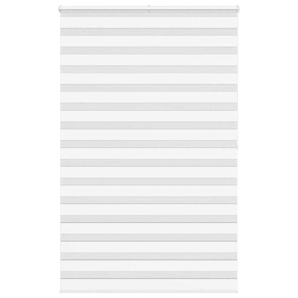 vidaXL Store z&egrave;bre blanc 145x200 cm largeur du tissu 140,9cm polyester