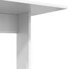 vidaXL Table d'appoint Blanc 45 x 40 x 62,5 cm Bois d'ing&eacute;nierie