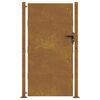 vidaXL Portail de jardin 100x200 cm en acier Corten