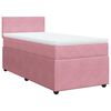 vidaXL Sommier &agrave; lattes de lit et matelas Rose 80x200 cm Velours