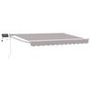 vidaXL Store r&eacute;tractable manuel avec LEDs 2,5 x 2 m