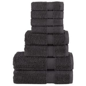 vidaXL Ensemble de serviettes de qualit&eacute; sup&eacute;rieure SOLUND 8 pcs