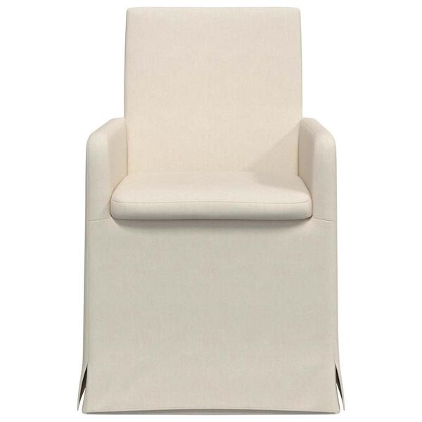 vidaXL Chaises de salle à manger 2 pcs Beige 57 x 67 x 95 cm Lin