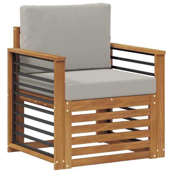 vidaXL Ensemble de canap&eacute;s d'ext&eacute;rieur Naturel 71 x 63 x 73 cm