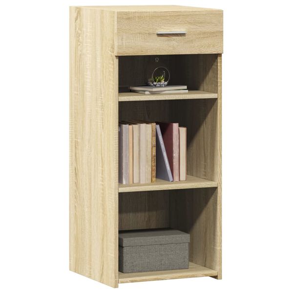 vidaXL Buffet ch&ecirc;ne sonoma 40x42,5x93 cm bois d'ing&eacute;nierie