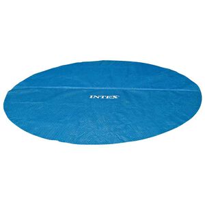 Intex Couverture solaire de piscine Bleu 538 cm Poly&eacute;thyl&egrave;ne