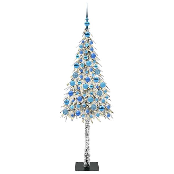vidaXL Sapin de Noël avec 300 LED Blanc 180 cm PE et Acier