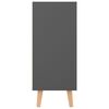 vidaXL Buffet gris 90x30x72 cm bois d'ing&eacute;nierie