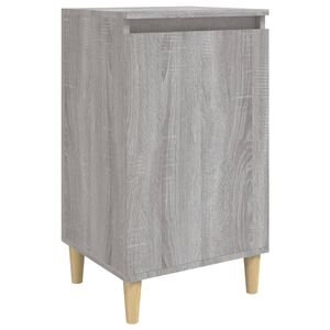 vidaXL Table de chevet sonoma gris 40x35x70 cm bois d'ing&eacute;nierie