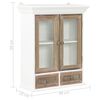 vidaXL Armoire murale Blanc 49x22x59 cm Bois d'ingénierie