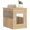 vidaXL Meuble de cage pour chiens chêne sonoma 55x75x65 cm