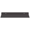 vidaXL &Eacute;tag&egrave;re flottante 4 pcs Noir 30 x 18 x 2,5 cm Acier