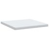 vidaXL Matelas Blanc 200 x 200 cm Mousse à mémoire de gel
