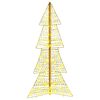 vidaXL Sapin de No&euml;l avec 100 LED Blanc chaud 120 cm PET