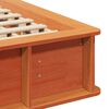 vidaXL Cadre de lit Cire marron 150 x 200 cm Bois de pin massif
